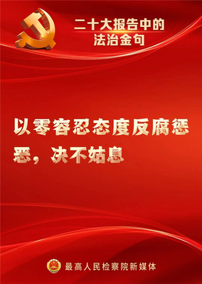 速覽！二十大報告中的法治金句